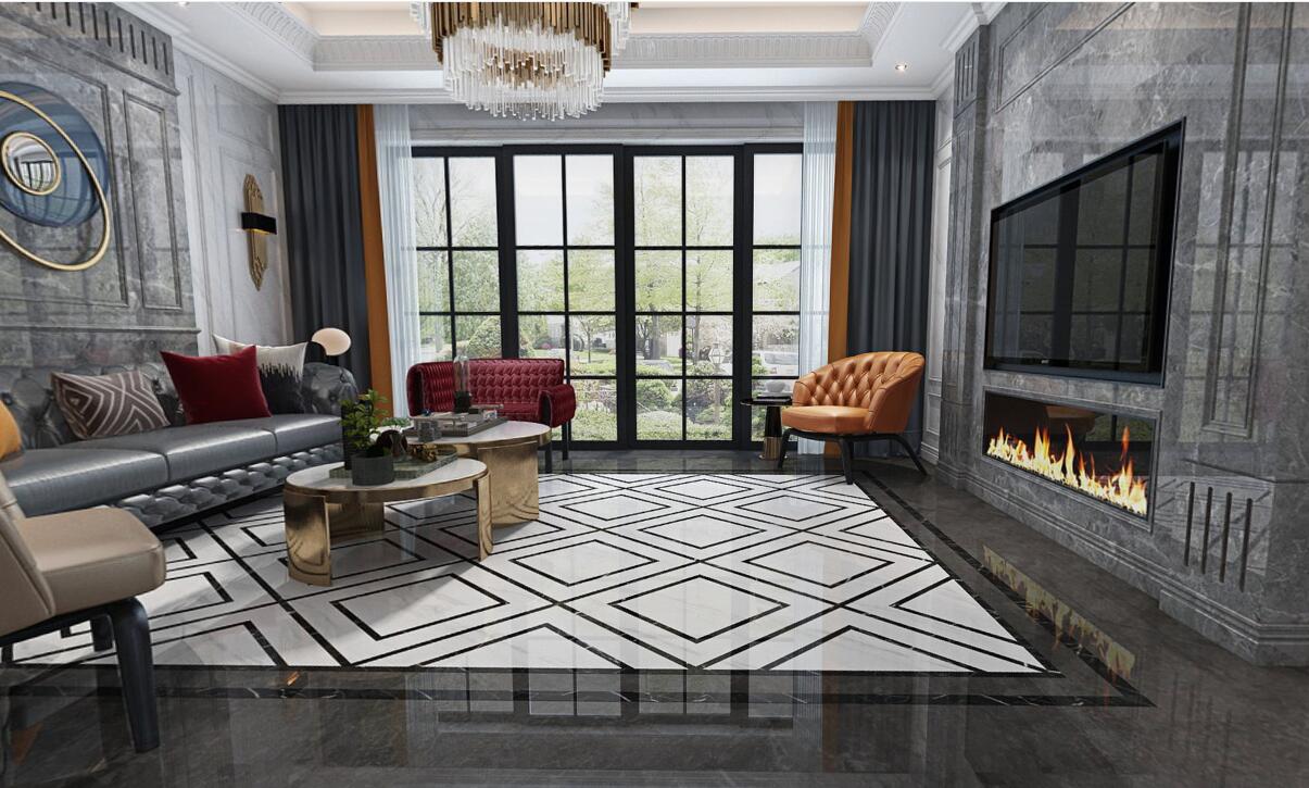 300㎡輕奢風(fēng)別墅，大理石讓藝術(shù)生活化！