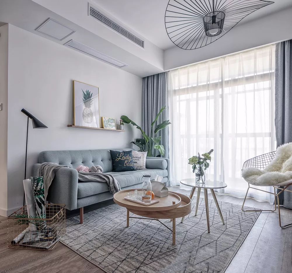 廈門東海山莊114㎡北歐風(fēng)三房，餐廳為兒童房而改變