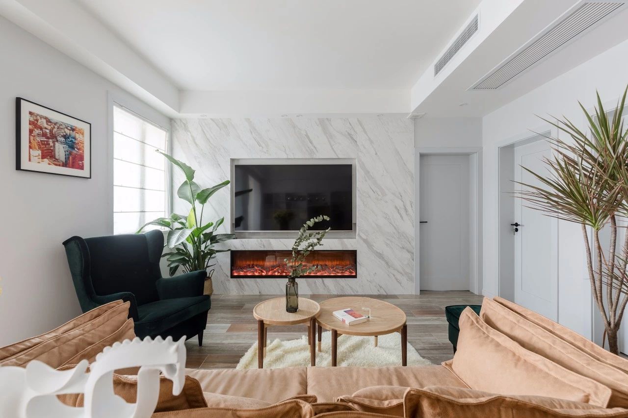 廈門建發(fā)天悅108㎡輕奢風三居，自然隨性的質(zhì)感生活