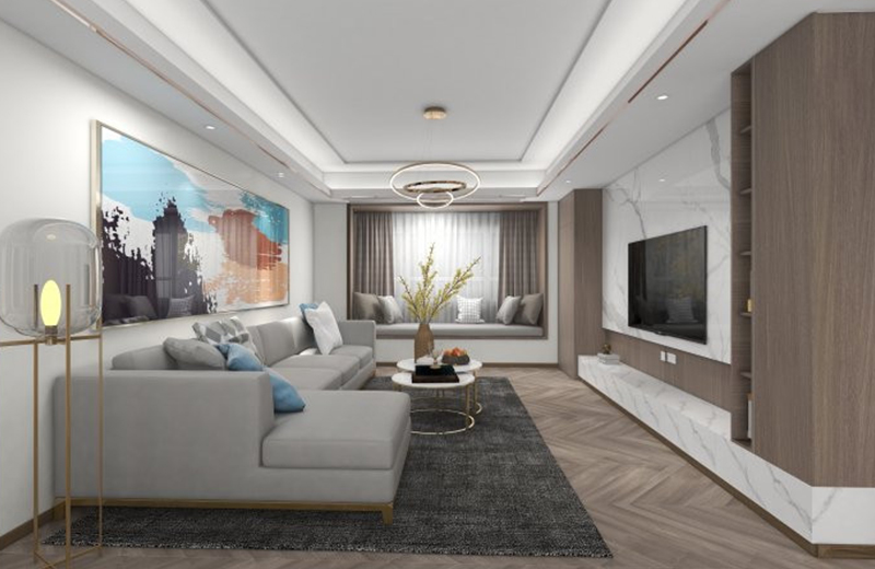 中央公園城 110㎡現代風格