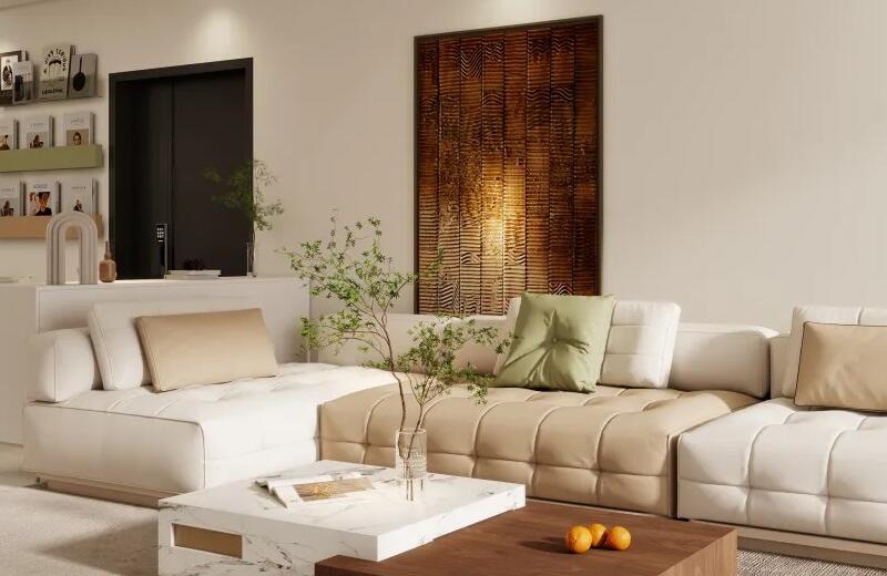 玖和廣場 118㎡奶油日式