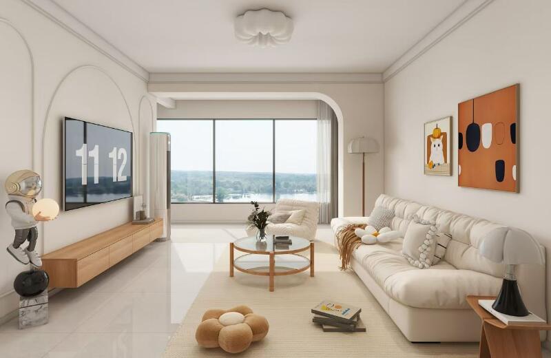 禹洲世紀海灣 127㎡原木風格