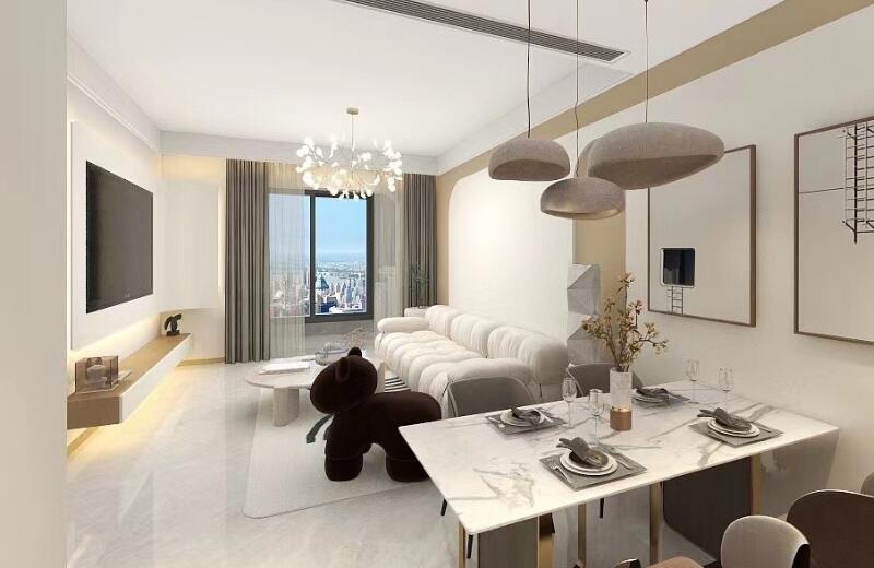 嘉盛豪園 115㎡現(xiàn)代奶油