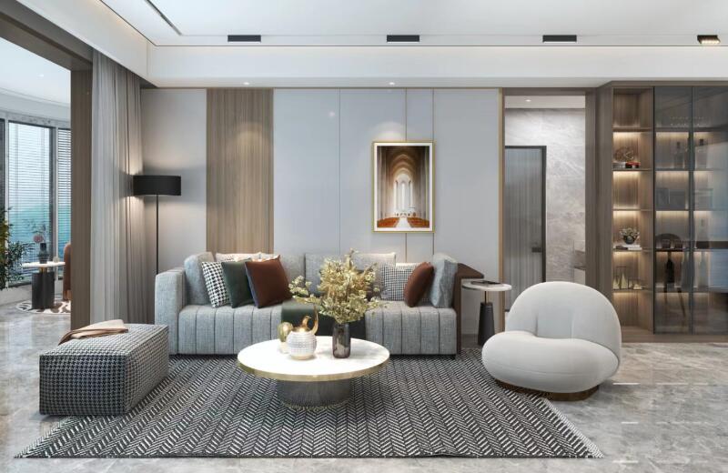 華潤(rùn)橡樹灣 130㎡現(xiàn)代輕奢