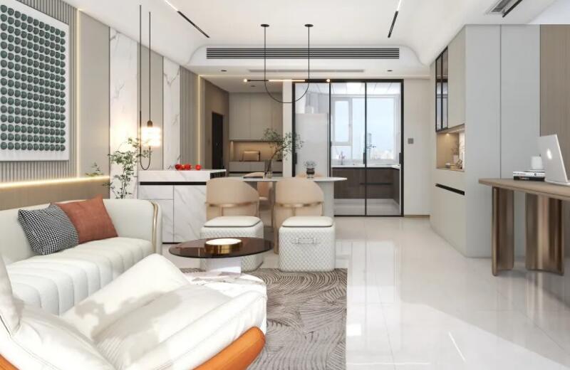 中央公園城 132㎡現(xiàn)代風(fēng)格