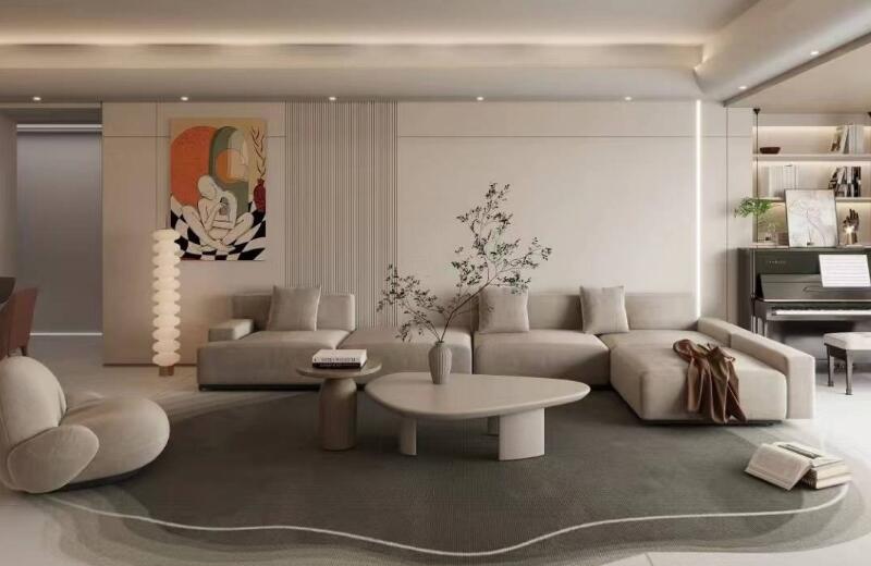 新景國際外灘 140㎡現(xiàn)代奶油